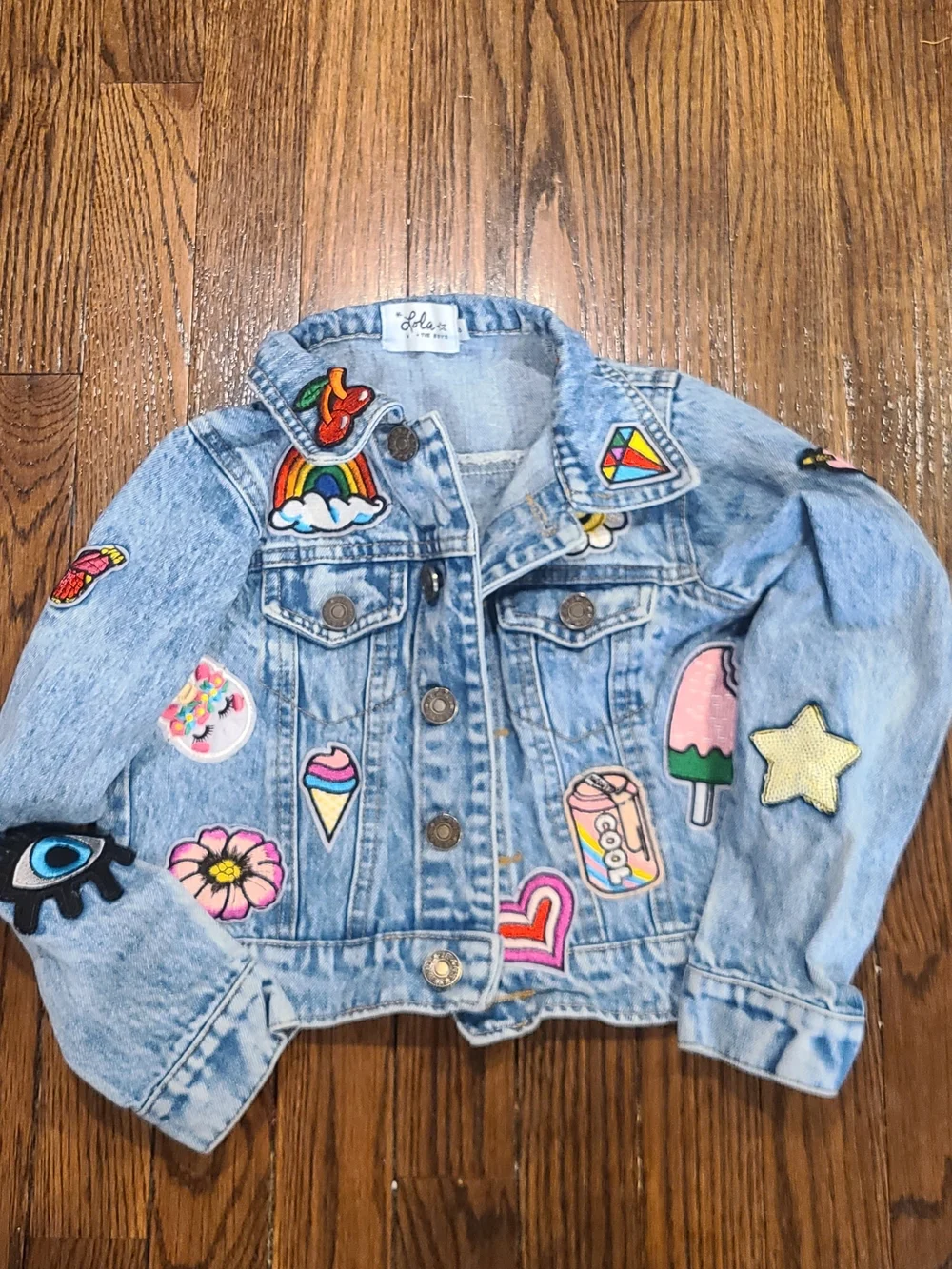Lola + The Boys Denim Embroided Jacket